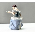 Royal Dux - Porcelanowa figurka Dama z lusterkiem - Czechosłowacja - lata 60-te