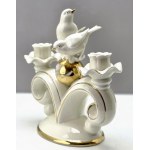 Porcelanowy świecznik figuralny - Neutettau Niemcy - lata 30-te