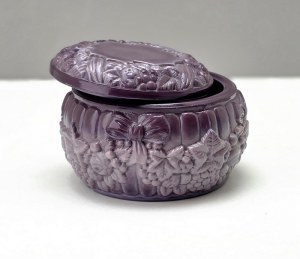 Glass heather casket -Curt Schlevogt - Czechoslovakia 1950s/60s