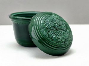 Curt Schlevogt glass casket Czechoslovakia 1950s/60s