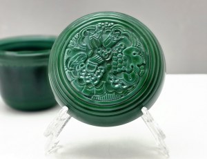 Curt Schlevogt glass casket Czechoslovakia 1950s/60s