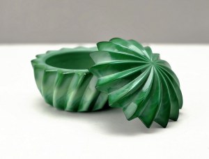 Curt Schlevogt glass casket - Czechoslovakia 1950s/60s