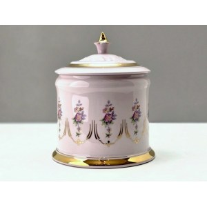 Bomboniera - Różowa porcelana H&C Chodov lata 90-te Bohemia