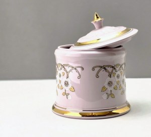 Bomboniera - Pink porcelain H&C Chodov 1970s Bohemia