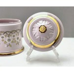 Bomboniera - Różowa porcelana H&C Chodov lata 70-te Bohemia