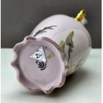 Piękny wazon z różowej porcelany firmy HC Chodov - Czechosłowacja lata 70-te