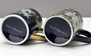 A set of author Veronika Blyzniuchenko's 2022 teacups.