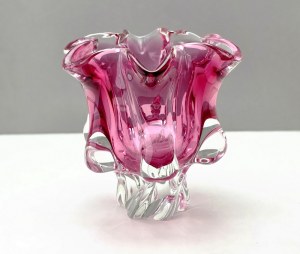 Vase - Chribska Glassworks - Czechoslovakia 1960s