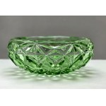 Szklana kryształowa misa - Bohemia Glass lata 80-te