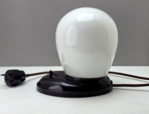 Bakelite bedside lamp in Bauhaus style 1950s