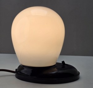 Bakelite bedside lamp in Bauhaus style 1950s