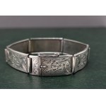 Art Deco silver bracelet - Czechoslovakia 1942-1945 [ silver ].