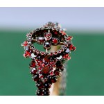 Unique bracelet with Czech garnets in Biedermeier style - Austria-Hungary early 20th century.