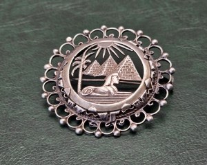 Silver brooch - Egypt - 1950s
