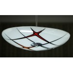 Dizajnerska Szklana lampa Napako lata 70te Czechosłowacja typu Parasolka