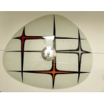 Dizajnerska Szklana lampa Napako lata 70te Czechosłowacja typu Parasolka