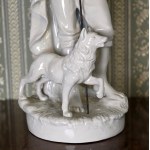 Duża porcelanowa figura pasterza - Royal Dux - Czechosłowacja lata 70-te