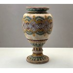 Jan Broszkiewicz Kuty, vase Hutsul pottery - Pokucie, Hutsul region - Second Polish Republic [ Kresy ].