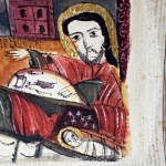 Obraz olejny malowany na płótnie - prymitywizm - Karpaty Wschodnie