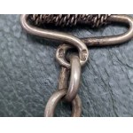 Srebrna dewizka do zegarka z portretem - Wiedeń XIX wiek