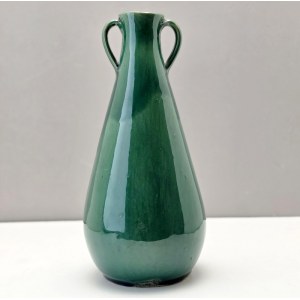 Wazon ceramiczny wykonany w Spółdzielni Pracy Rękodzieła Ludowego i Artystycznego w Białymstoku - lata 70-te [ Białystok, Cepelia]