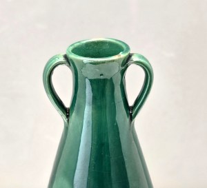 Ceramic vase made at the People's and Artistic Handicrafts Work Cooperative in Bialystok - 1970s [ Bialystok, Cepelia].