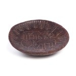Wladyslaw TROJAN (1932 - 2004), Carved wooden bowl
