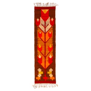 proj. Maria JANOWSKA (ur. 1929), Kilim „FUKSJA”, Wielkopolska Spółdzielnia Pracy Rękodzieła Artystycznego w Poznaniu