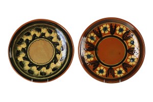 Set of two decorative platters, Cooperative 