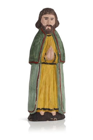 Wood carving: St. Peter (?)