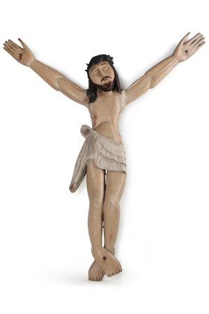 Wood carving of Christ, 19th / 20th century