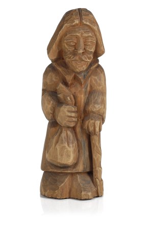 Wood carving: Wanderer.