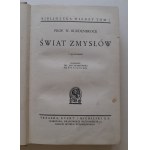 BUDDENBROCK W. - ŚWIAT ZMYSŁÓW z 59 rysunkami Bibljoteka Wiedzy Tom 7