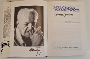 WAŃKOWICZ Melchior - WOJNA I PIÓRO, published in 1974