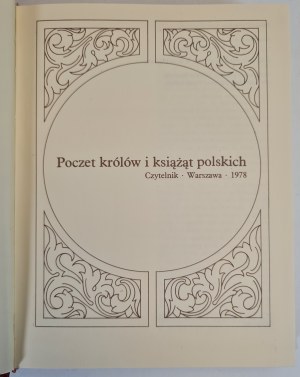 POCZET KRÓLÓW I KSIĄŻAT POLSKICH, published in 1978.
