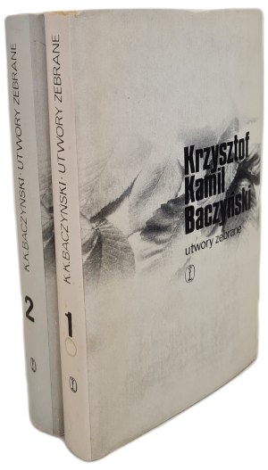 BACZYŃSKI Krzysztof Kamil - UTWORY ZEBRANE TOM I-II, wyd.1970