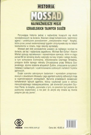 BAR-ZOHAR, MISHAL - MOSSAD. The most important missions of the Israeli secret services, 2012 edition