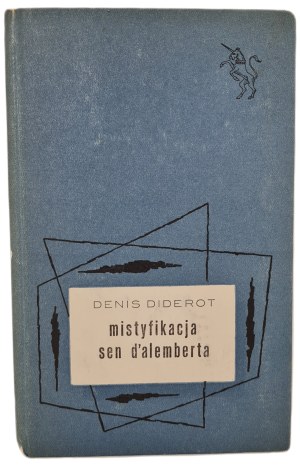 DIDEROT Denis - MISTIFYING D'ALEMBERT'S SENSE Illustrations Kuczborska Edition 1