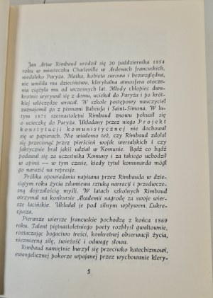 RIMBAUD Arthur - POETIES Edition 1[Library of Poets].