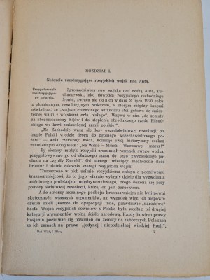 SIKORSKI Władysław - NAD WISŁĄ I WKRĄ Studjum z polsko-rosyjskiej wojny 1920 roku Wyd.1928