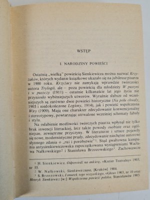 SIENKIEWICZ Henryk - KRZYŻACY volume I-II, Biblioteka Narodowa nr.270, Series 1, ed.1990