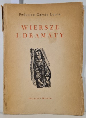 LORCA Federico G. - VERSES AND DREAMS of the Spanish Woodcut Edition 1951.
