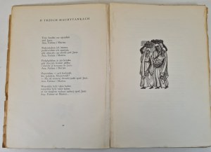 LORCA Federico G. - VERSES AND DREAMS of the Spanish Woodcut Edition 1951.