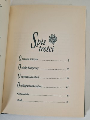 ed. ŁASKI Adam - O HISTORII sentences-thoughts-aphorisms, ed.2001
