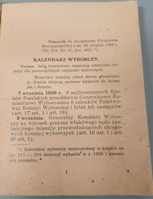 RUTKOWSKI Leopold - HOESIC TEXTS OF LEGISLATIVE AFFAIRS IN THE REPUBLIC OF POLAND. ELECTION ORDINANCES TO THE SEJM AND SENATE AND OTHER LEGAL NORMS CONCERNING ELECTIONS TO THE SEJM AND SENATE. No. 40