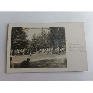ZDJĘCIE CHOMICE, SOKOŁY, WYSOKIE MAZOWIECKIE, ŻOŁNIERZE, WOJSKO, 1917 R
