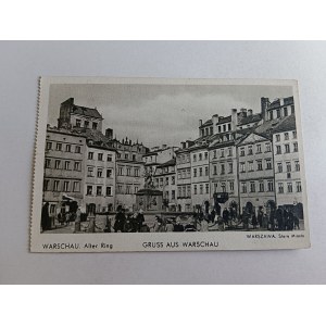 POCZTÓWKA WARSZAWA WARSCHAU STARE MIASTO