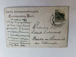 POSTCARD KRKAV CASTLE KRAKOW CHICKEN FOOT, STAMP, STAMP