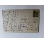 POCZTÓWKA RADOM ULICA KOŚCIELNA, ZNACZEK, STEMPEL, 1920 R