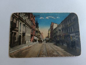 POSTCARD LODZ PIOTRKOWSKA STREET